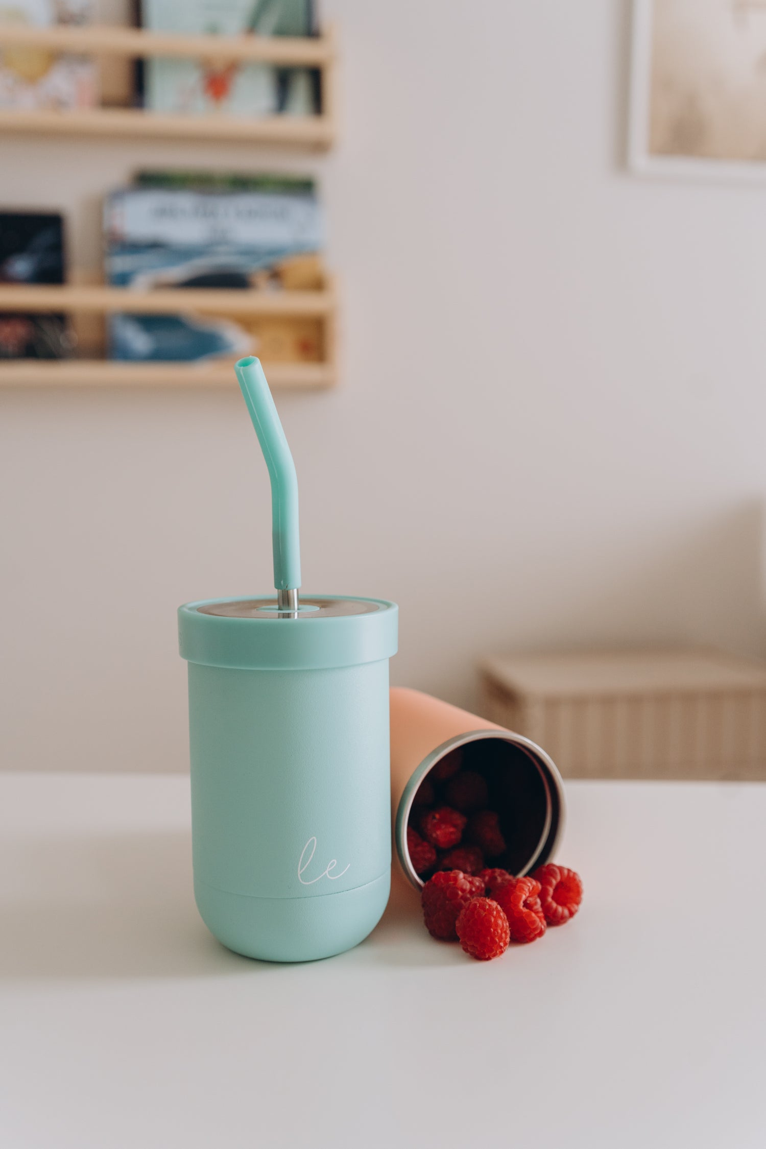 LITTLE ECOS Toddler straw cups spill proof | Set of 2 Stainless steel Baby  straw sippy cups for todd…See more LITTLE ECOS Toddler straw cups spill